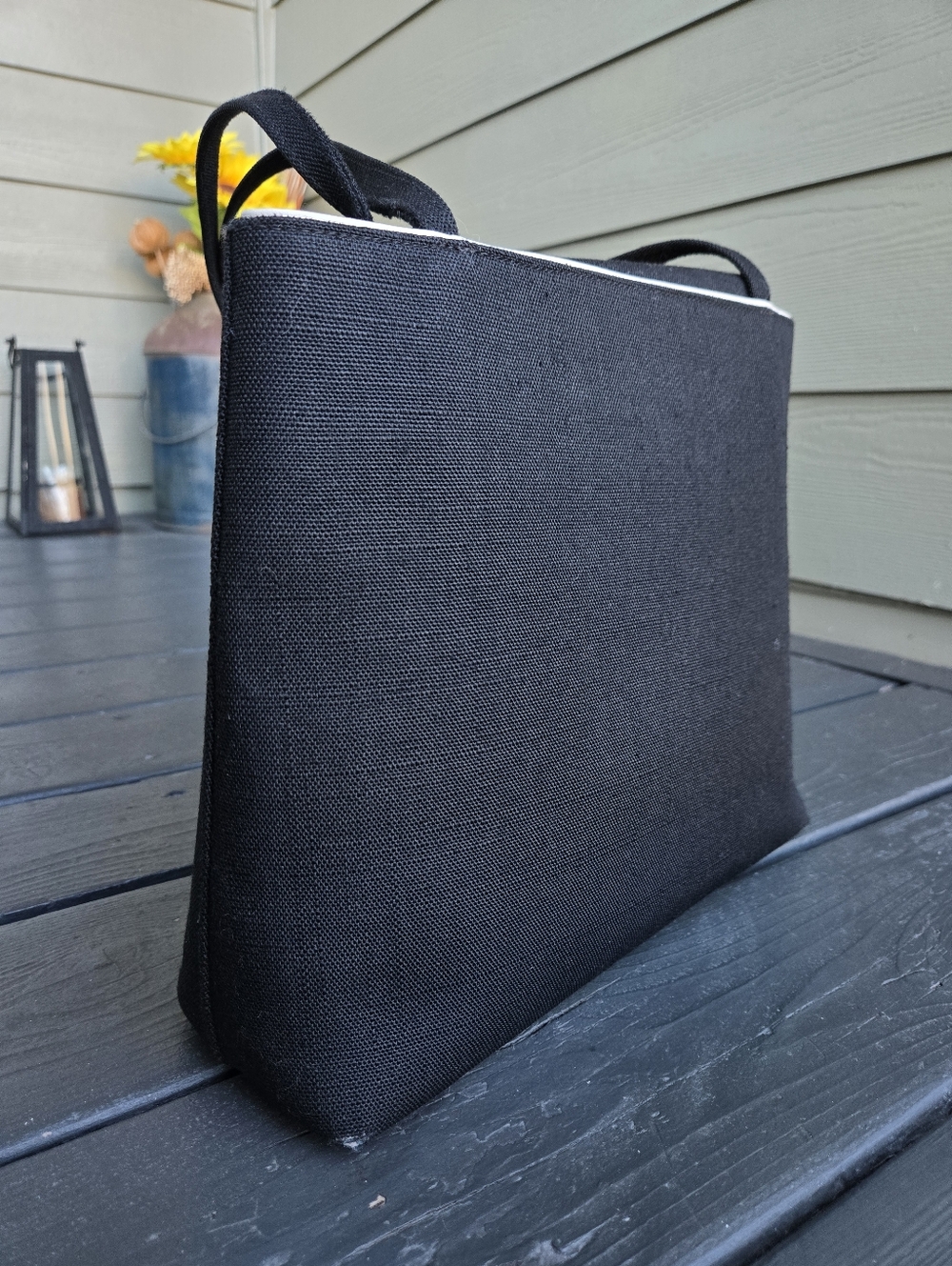 Kate Spade Black Canvas Tote - Picture 7 of 16